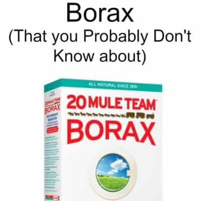 Uses for Borax