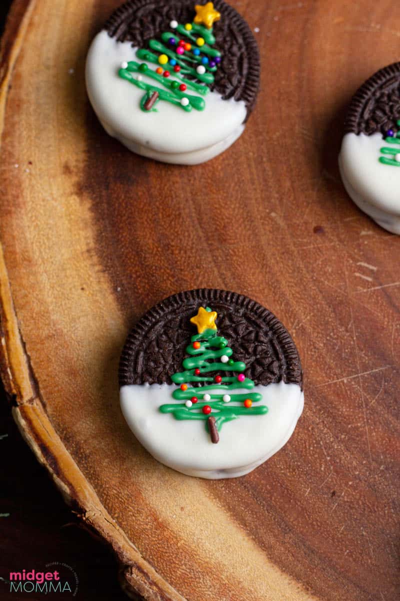 Christmas Tree Oreo Cookies