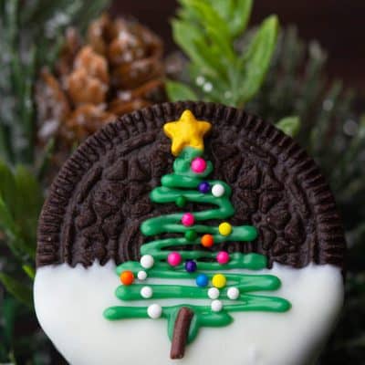 Christmas Tree Oreo Cookies