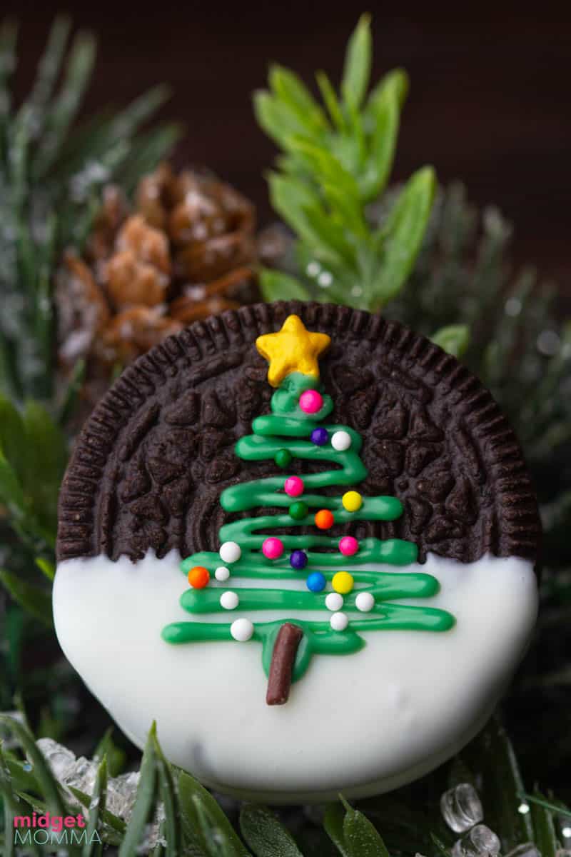 Christmas Tree Oreo Cookies