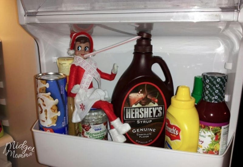 naughty elf on the shelf ideas