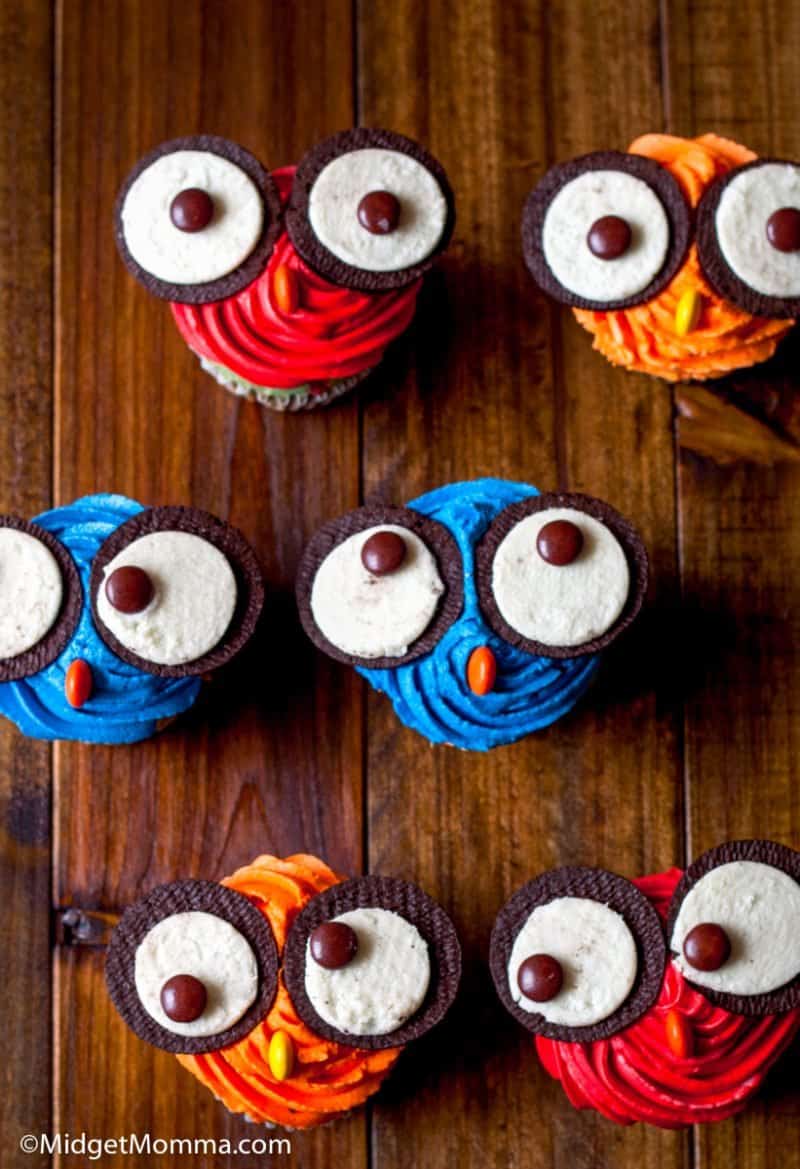 Owl cupcakes