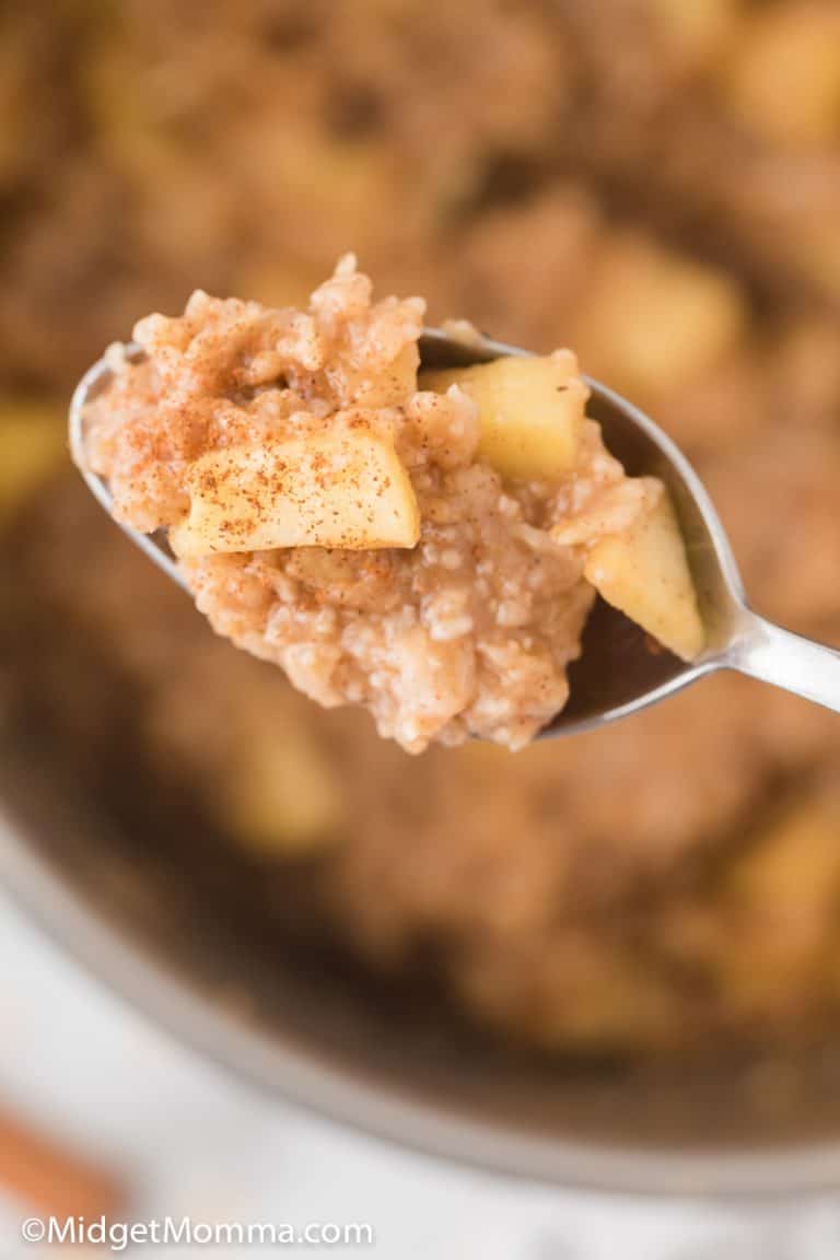 Apple Cinnamon Stove top Oatmeal Recipe • MidgetMomma