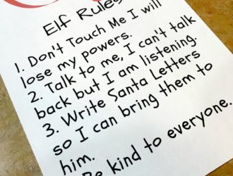 elf on the shelf rules