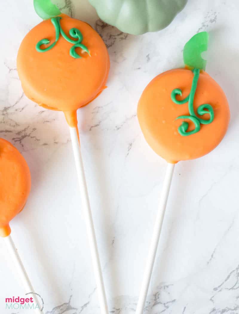 pumpkin Oreo Cookie pops