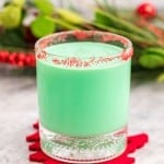 Grinch Spiked eggnog recipe