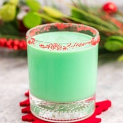 Grinch Spiked eggnog recipe