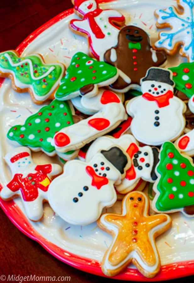 Christmas Sugar cookies with no spread sugar cookie dough