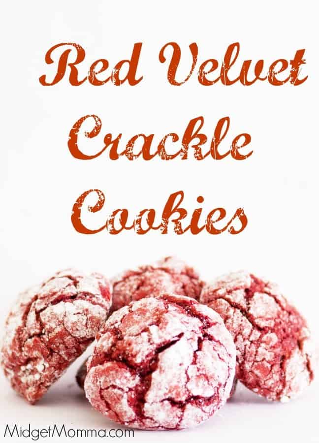 Red Velvet Crackle Cookies. These Red Velvet Crackle Cookies are great christmas cookies. These Red Velvet Crackle Cookies are already red christmas colored and makes them festive. #RedVelvet #RedVelvetCookie #CrinkleCookie #CrackleCookie