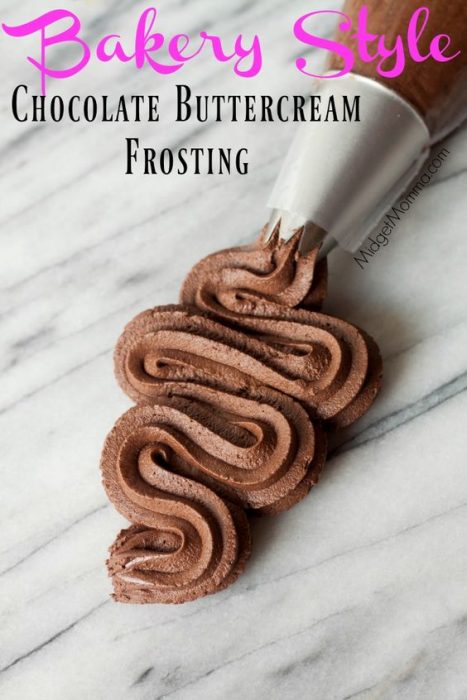 Chocolate Buttercream cupcake frosting