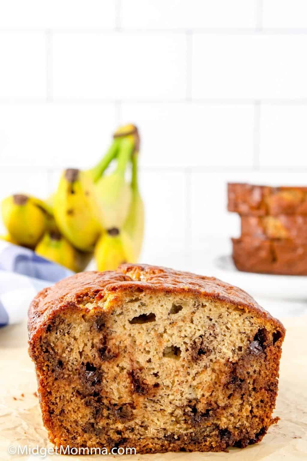 Chocolate Chip Banana Bread • MidgetMomma