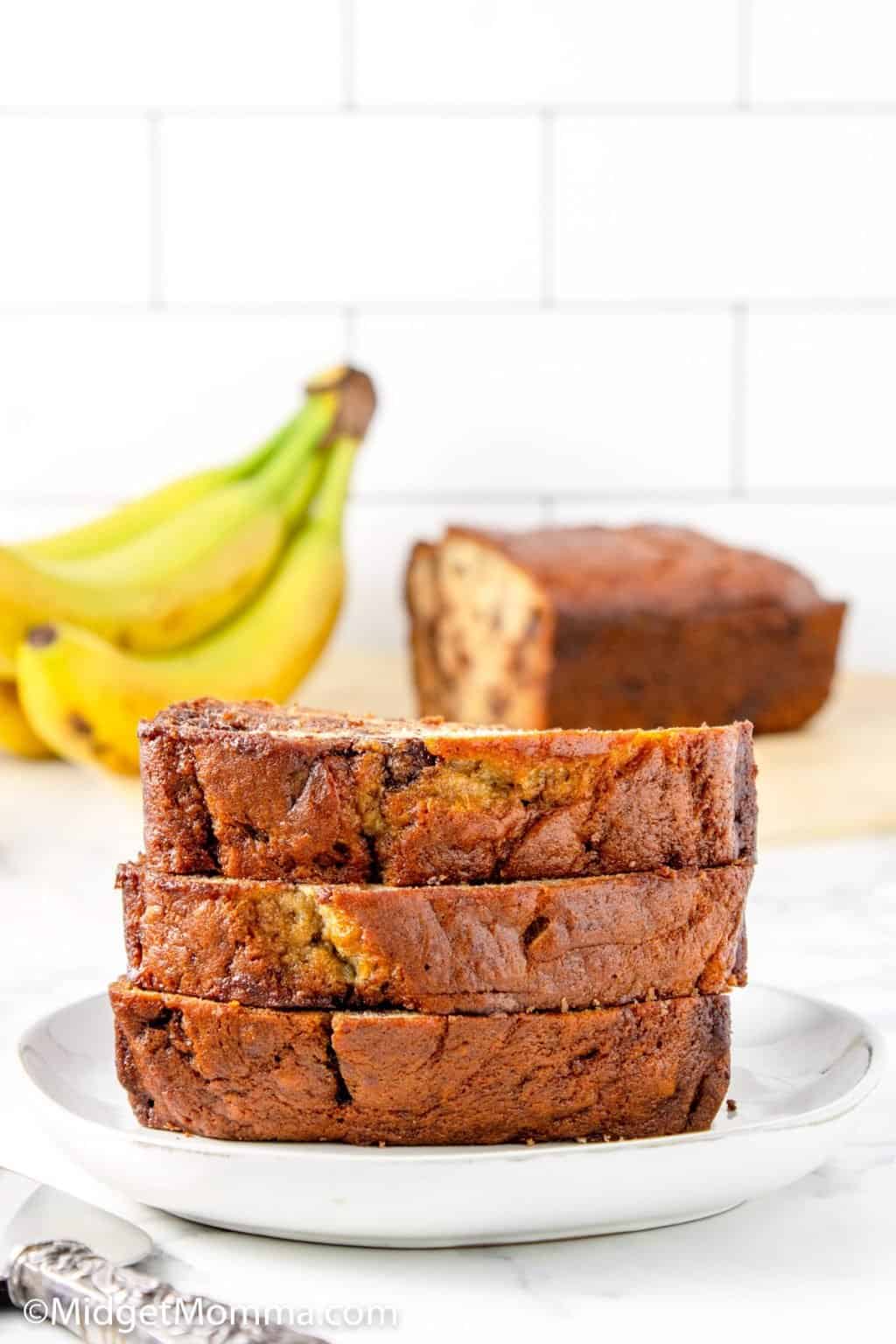 Chocolate Chip Banana Bread • MidgetMomma