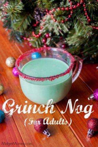 Grinch Nog Alcoholic Drink MidgetMomma