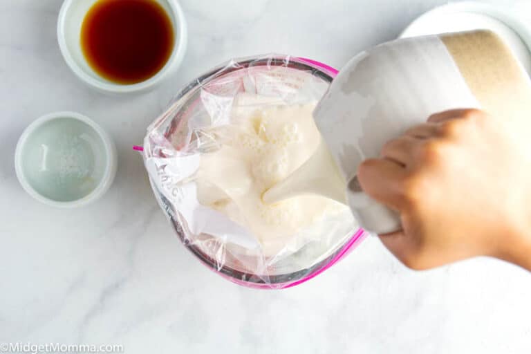 Ice Cream in a Bag How to Make Homemade Ice Cream • MidgetMomma
