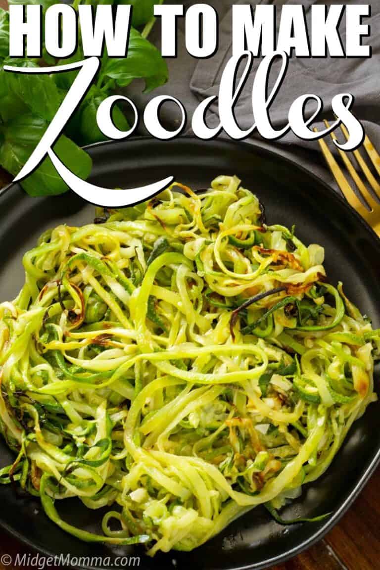 How to Make Perfect Zoodles (Aka Zucchini Noodles) • MidgetMomma