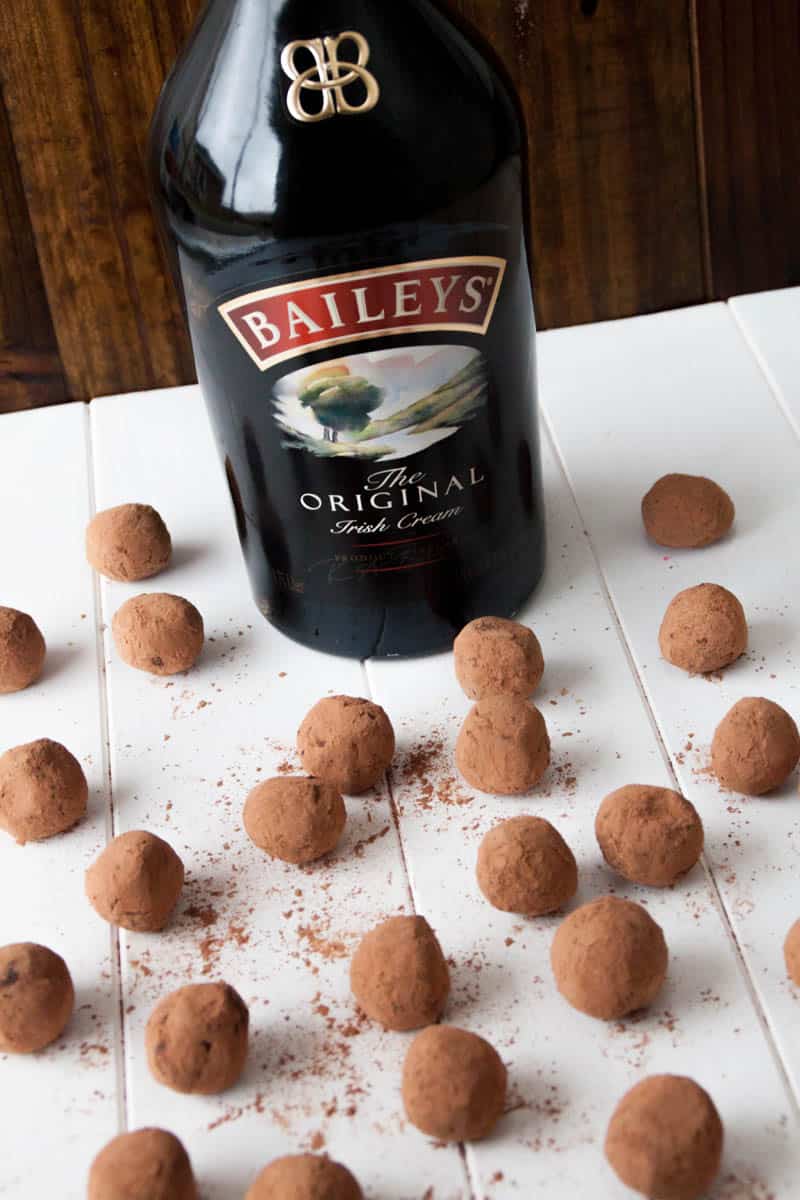 Bailey's Irish Cream Coffee Truffles  on a table