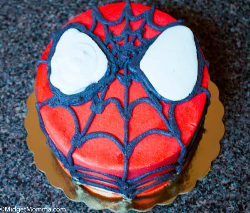 Easy Spiderman Cake