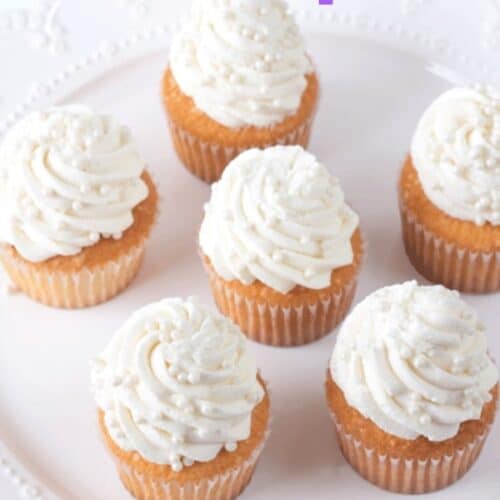 The Best Vanilla Cupcake Recipe • MidgetMomma