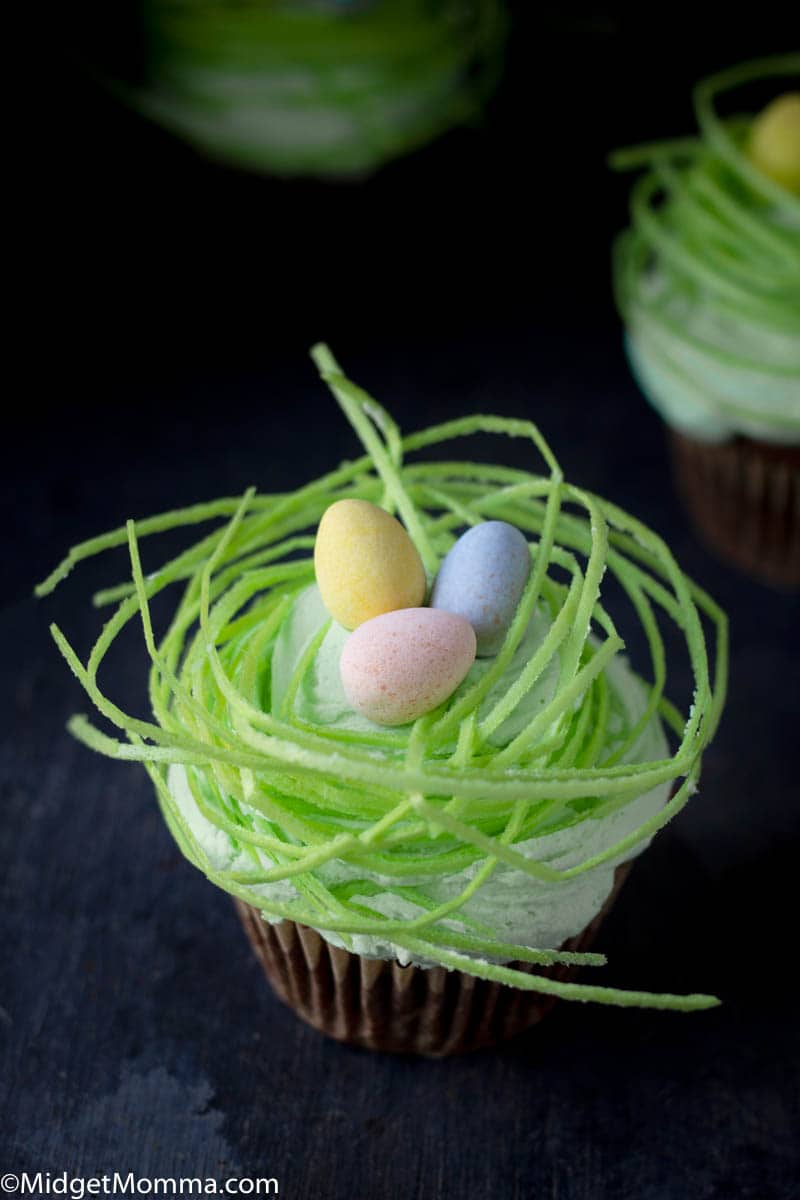 Easter Egg Nest Cupcakes