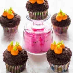 Garden Carrot cupcakes