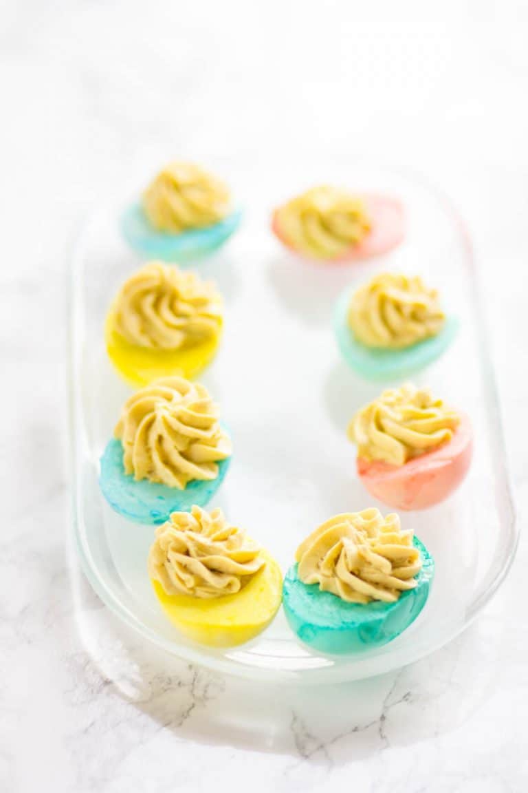 Pastel Deviled Eggs Recipe (Perfect for Easter!)