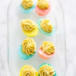 Pastel Deviled Eggs