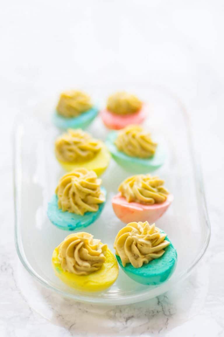 Pastel Deviled Eggs Recipe (Perfect for Easter!)