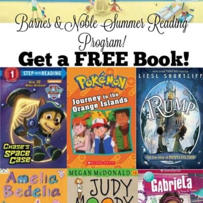 barnes and noble summer reading program. Kids get FREE books!