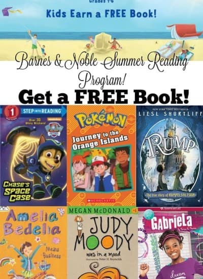 barnes and noble summer reading program. Kids get FREE books!