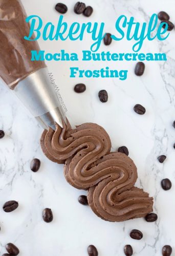 Mocha cupcake frosting