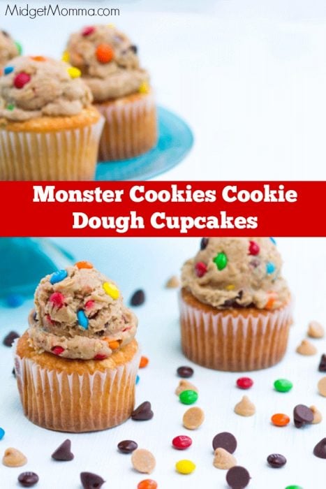 Monster Cookie cupcake frosting