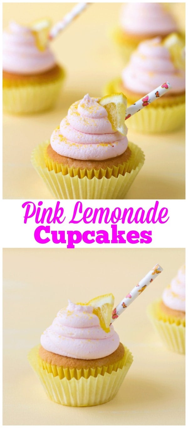 Pink Lemonade Cupcakes • MidgetMomma