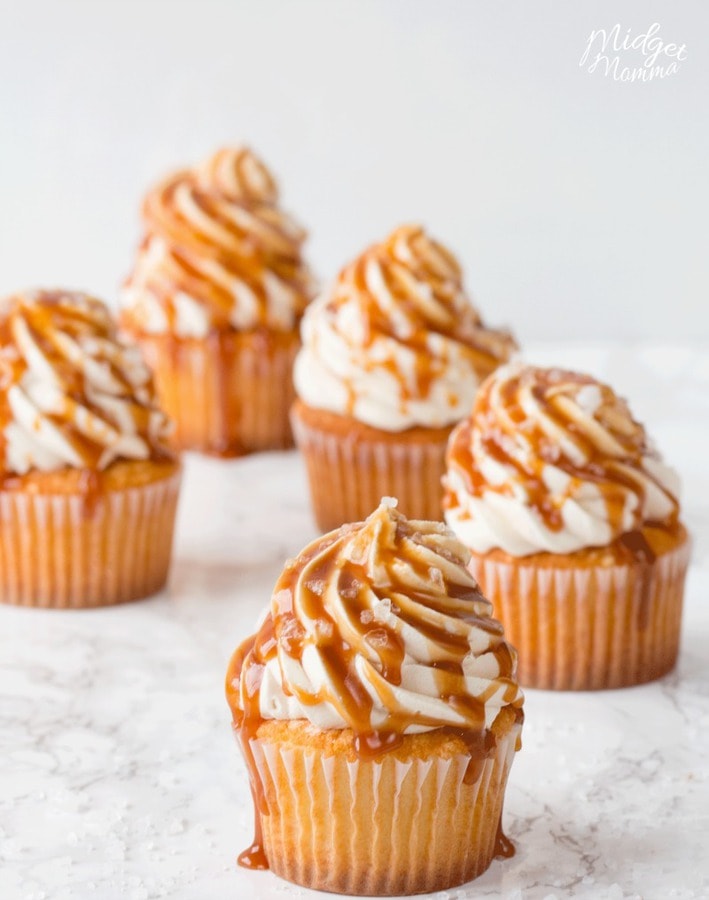 salted caramel cupcake recipe