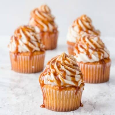 salted caramel cupcakes