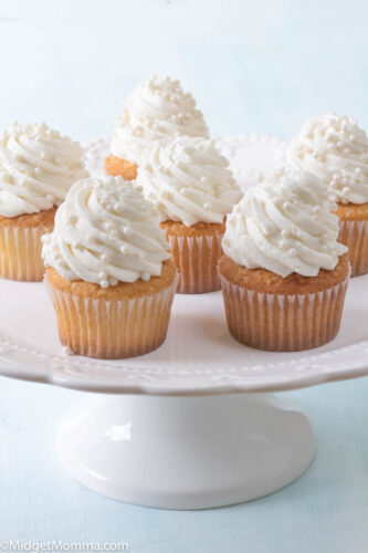 The Best Vanilla Cupcake Recipe • MidgetMomma