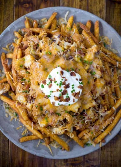 Chicken Bacon Ranch Cheese Fries
