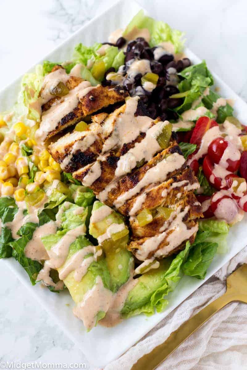 Chicken Taco Salad with Chili Lime Chicken