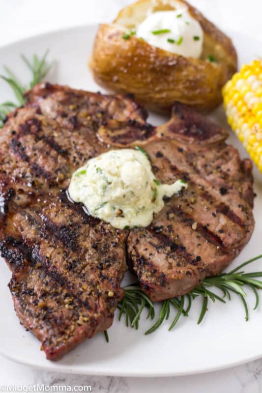 Grilled Steak on a plate