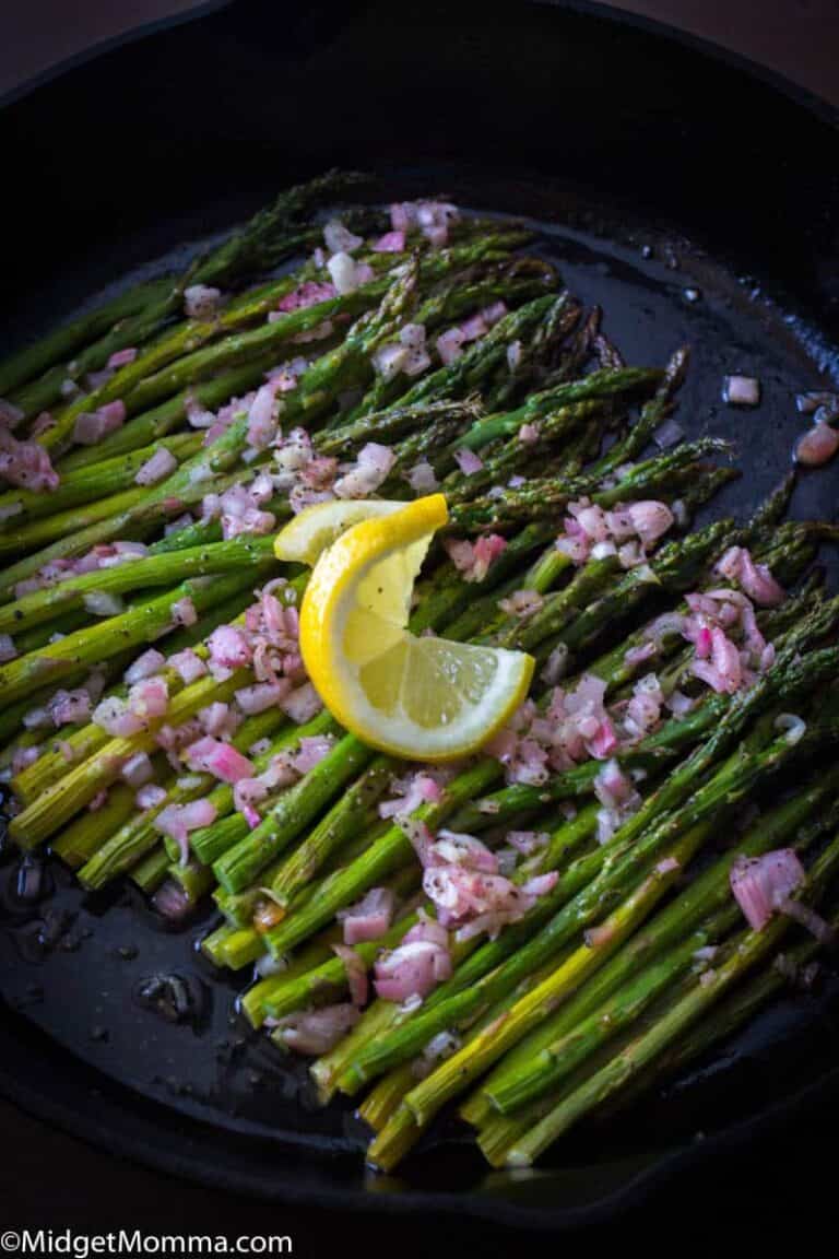Lemon Roasted Asparagus Recipe • MidgetMomma