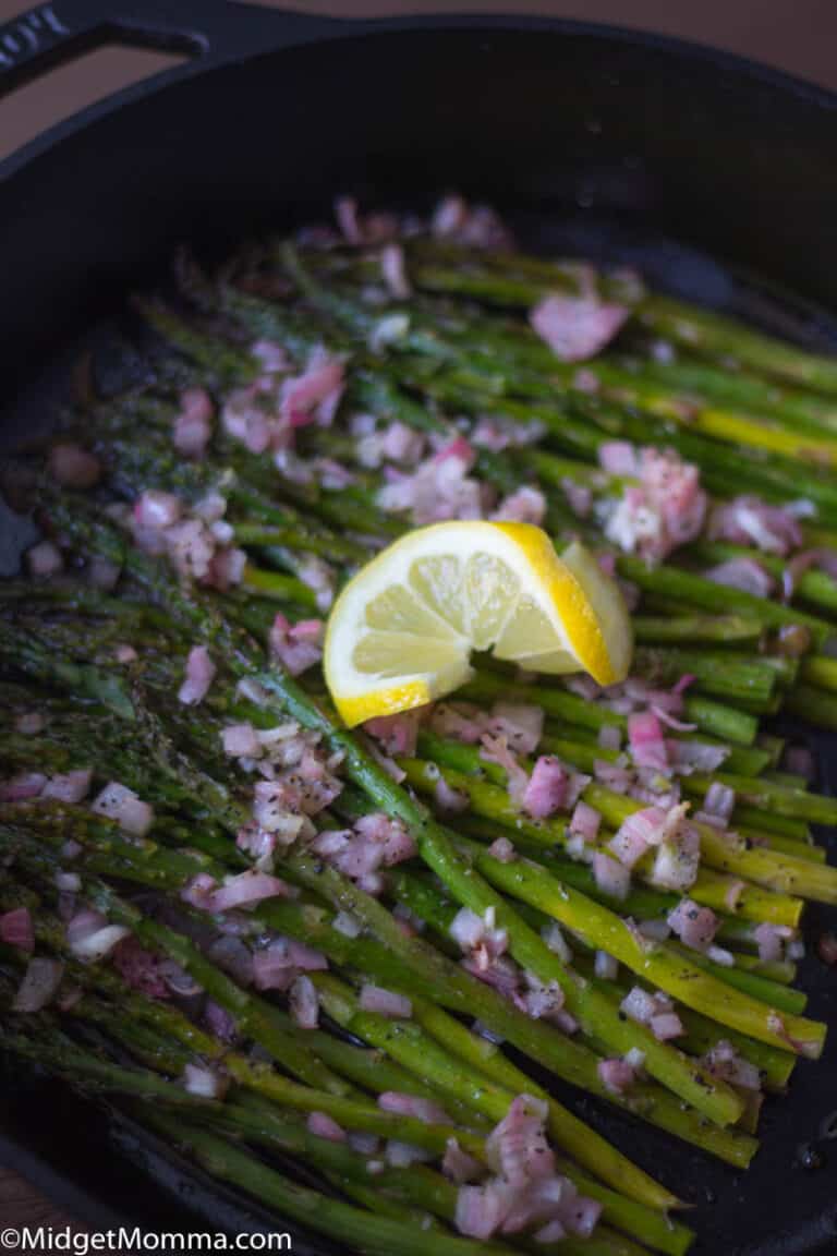 Lemon Roasted Asparagus Recipe • MidgetMomma