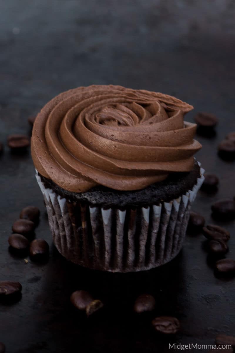 Chocolate cupcake with Mocha Buttercream Frosting