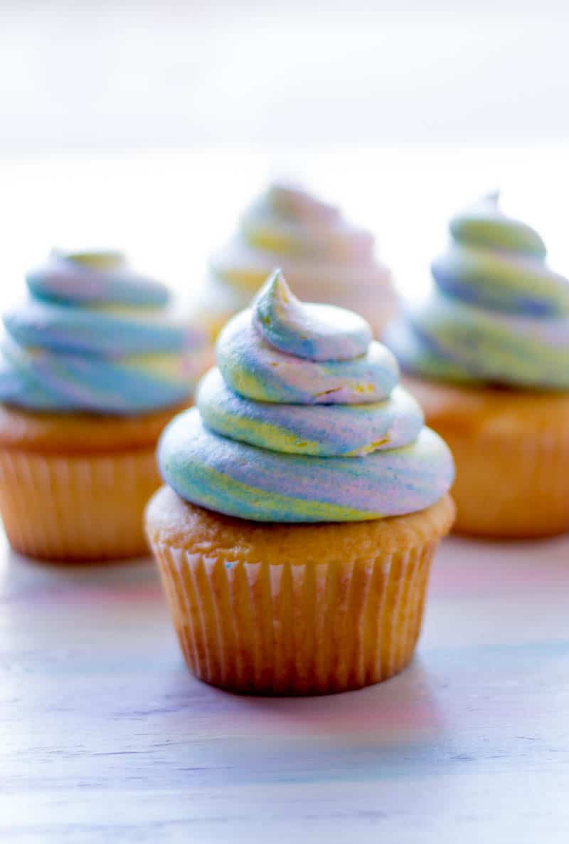 Unicorn Poop Cupcakes