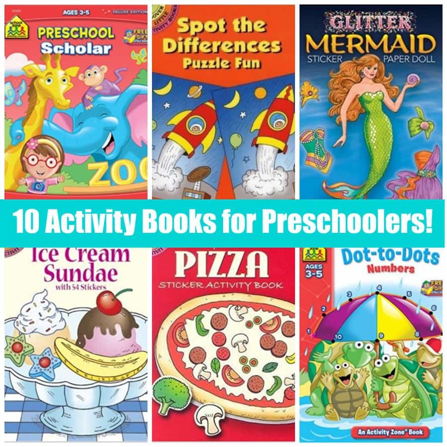 10 Preschool Activity Books All Under 5 • Midgetmomma