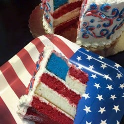 American Flag Cake