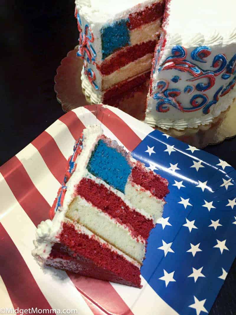 How to Make an American Flag Layer Cake • MidgetMomma