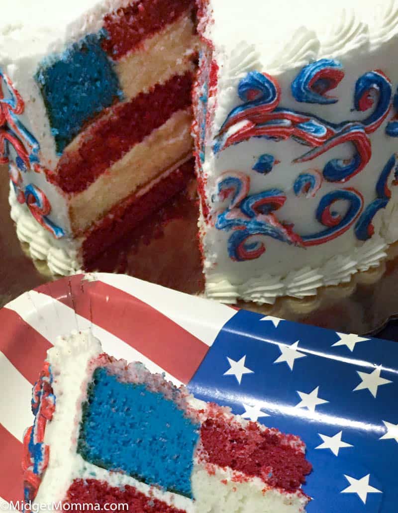 American Flag Cake