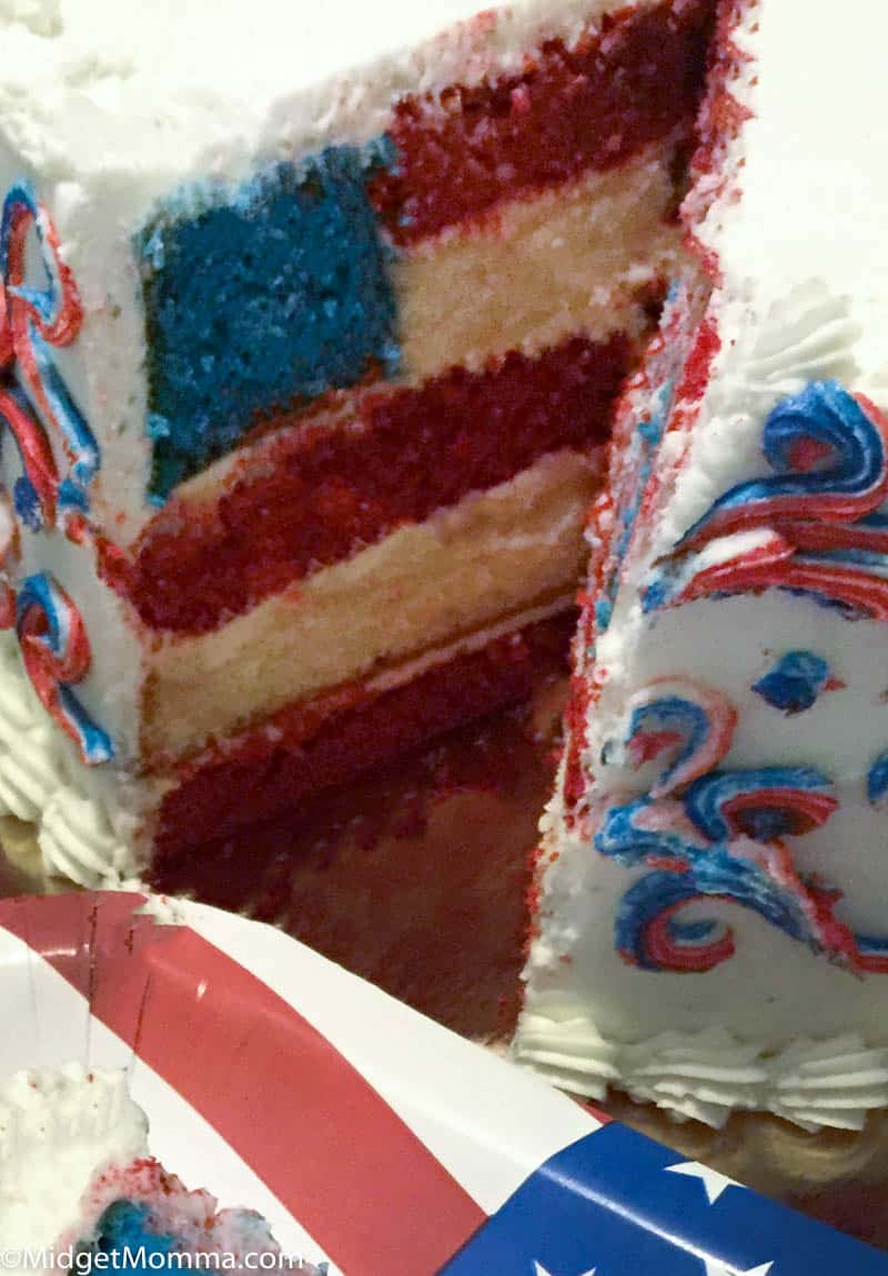 American Flag Cake