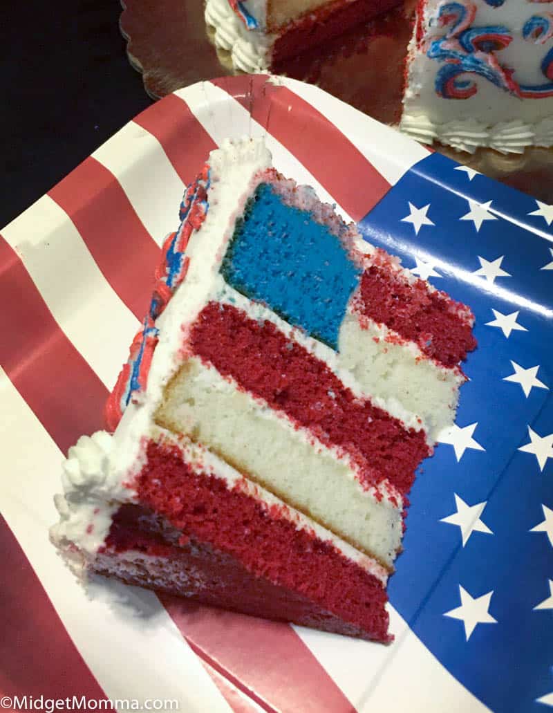 American Flag Cake