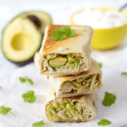 Chicken Avocado Burrito