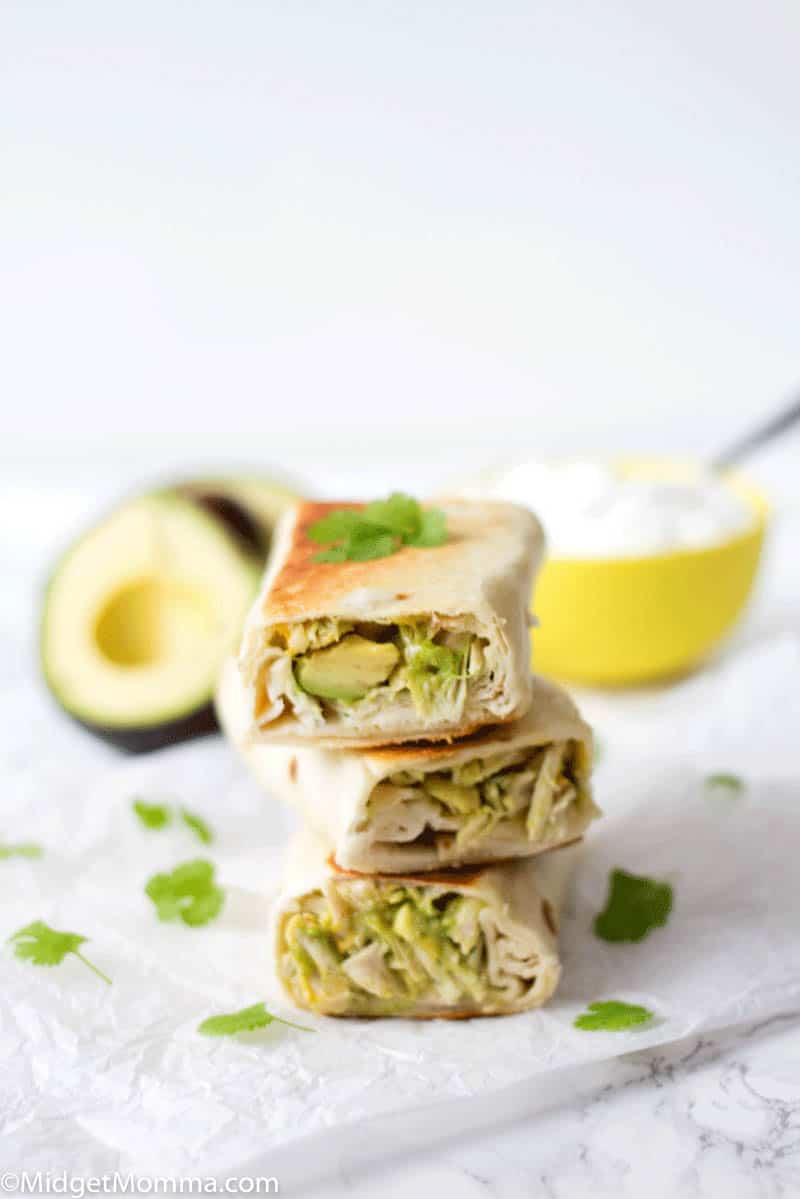 Chicken Avocado Burrito